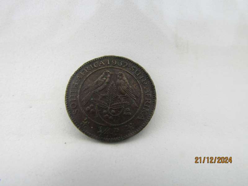 1932 South African Farthing Mintage:105 403