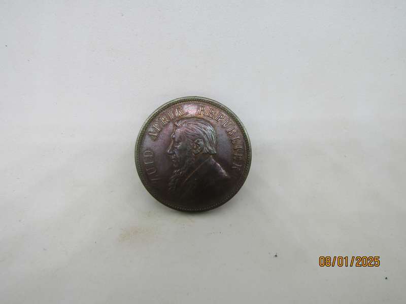 1898 ZAR Penny. Key Date (A)