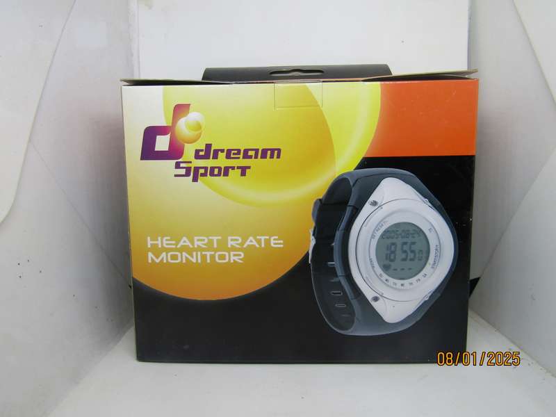 Dream Sport Heart Rate Monitor  Men's Watch. New in Box.