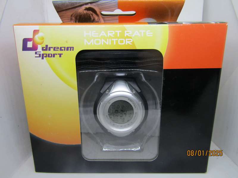 Dream Sport Heart Rate Monitor  Men's Watch. New in Box.