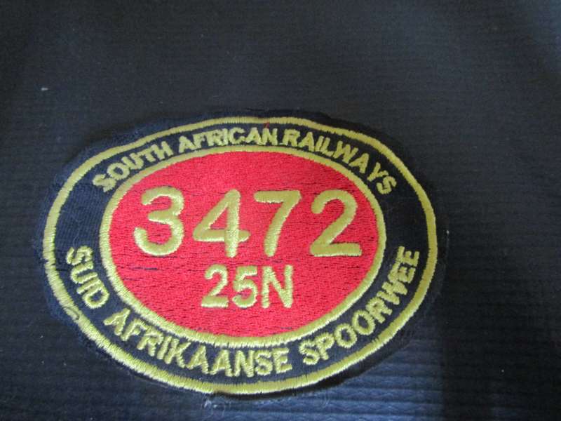 South African Railways Locomotive 3472 Class 24c patch