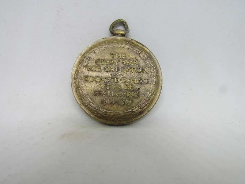 SADF WW 1 Full size Medal name to Spr FE Jones. South African Railway Overseas Dominion Section