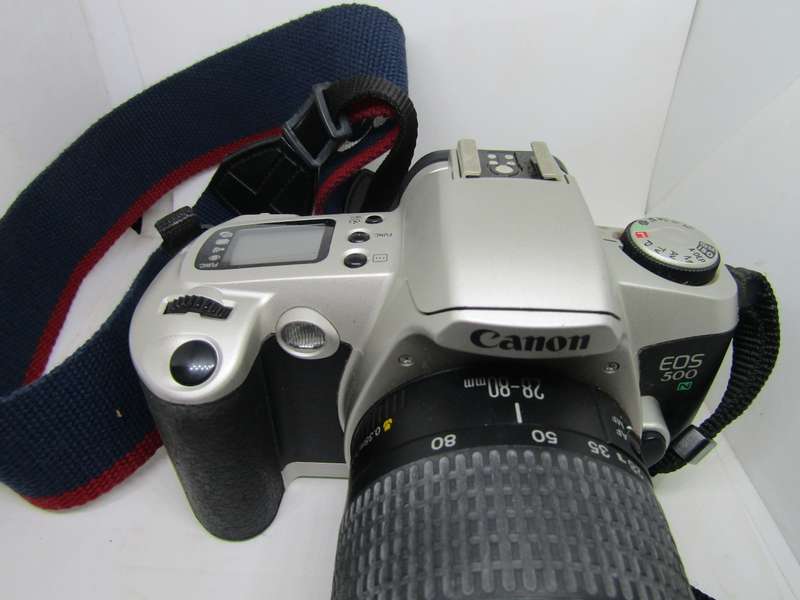 Canon EOS 500N 35mm Film Camera Ultrasonic 75-300mm Zoom Lens. Immaculate. Work
