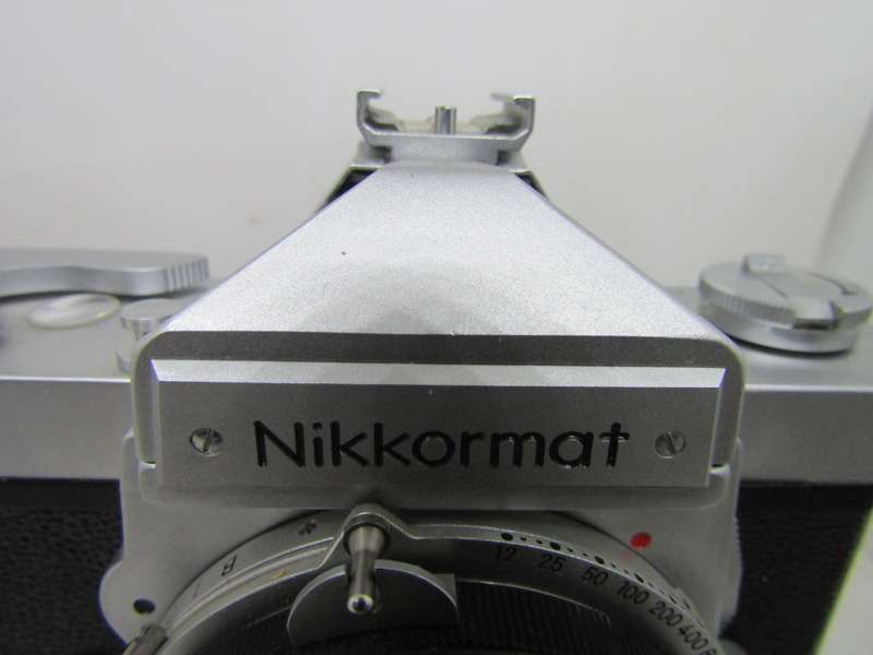 Nikon Nikkormat FTN 35mm Film SLR Camera Body with lens. Immaculate. Work