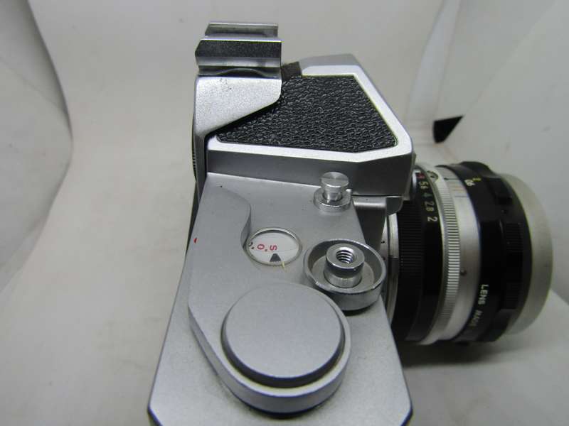 Nikon Nikkormat FTN 35mm Film SLR Camera Body with lens. Immaculate. Work