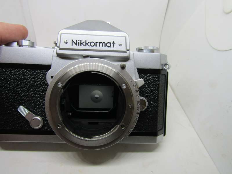 Nikon Nikkormat FTN 35mm Film SLR Camera Body with lens. Immaculate. Work