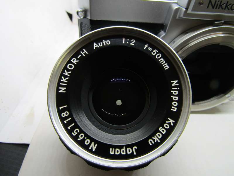 Nikon Nikkormat FTN 35mm Film SLR Camera Body with lens. Immaculate. Work
