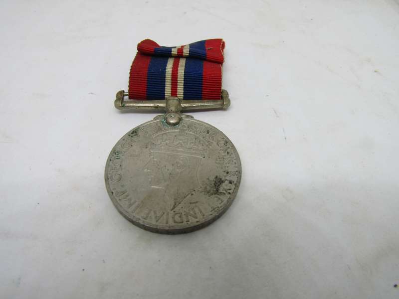 WW2 African Service Medal and 1939 to 1945 Medal to WHJ Greeff