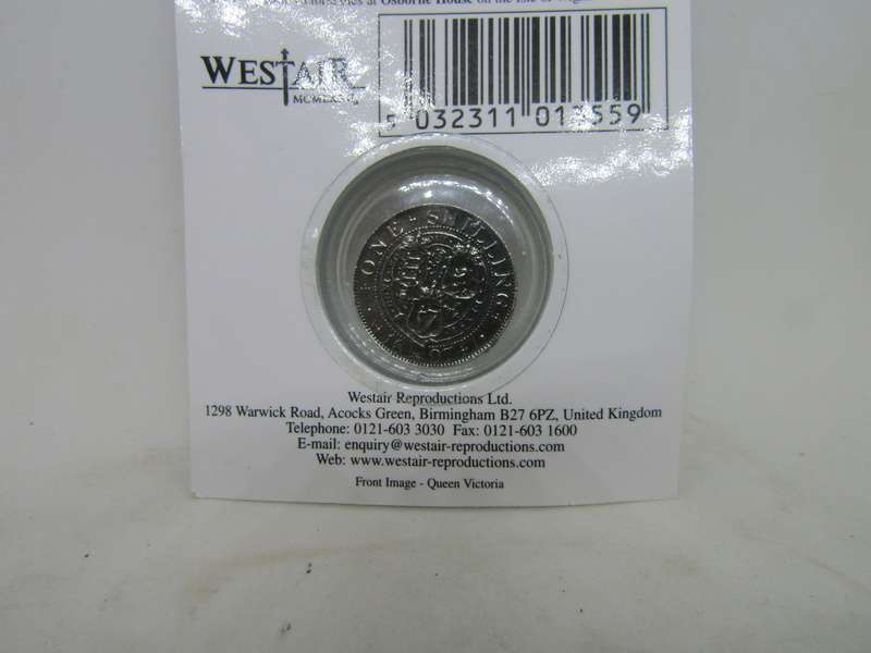 Victorian replica Shilling by WestAir