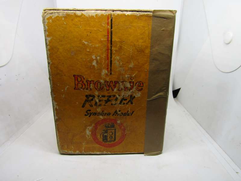 Kodak Brownie Reflex Synchro Model Camera. In original box