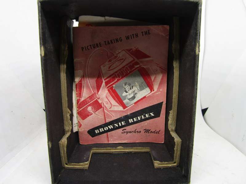 Kodak Brownie Reflex Synchro Model Camera. In original box