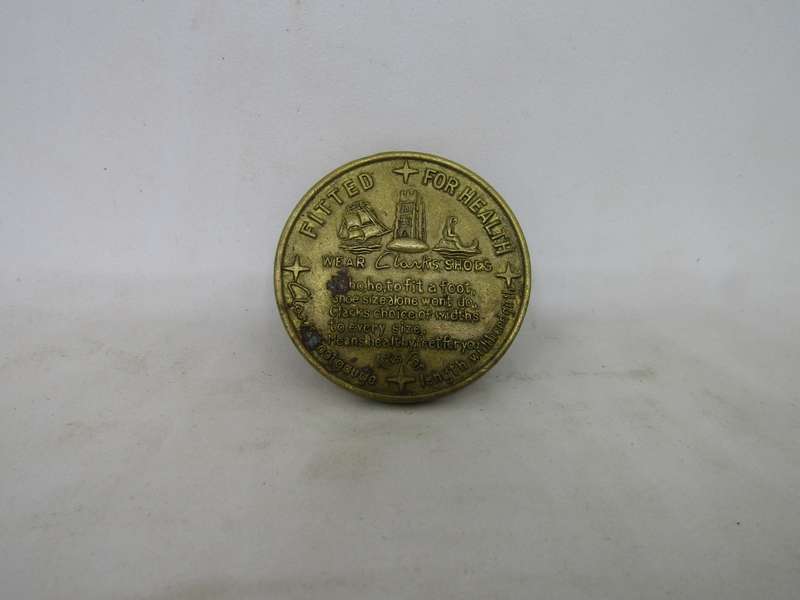 Clarks Foot and Shoe Store Advertising Token