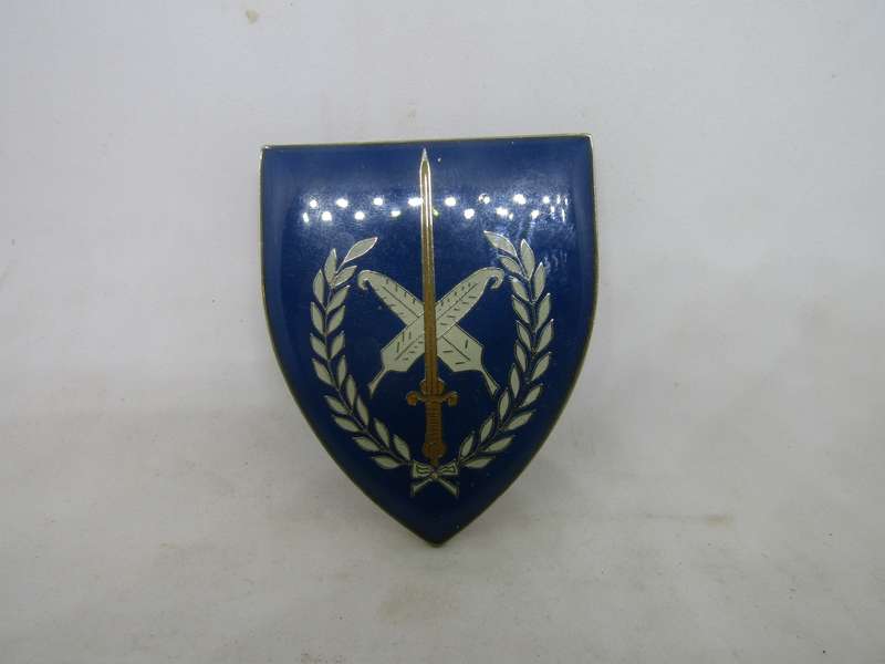 South African Defence Force SADF Director General Personnel Shoulder Flash Badge. Pins intact.