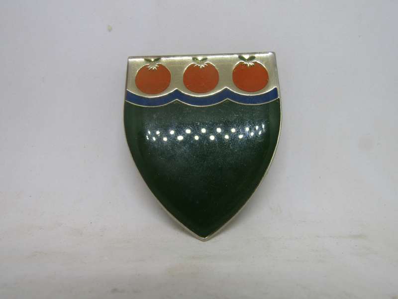 South African Defence Force SADF Kirkwood Commando Shoulder Flash Badge. Pins intact.