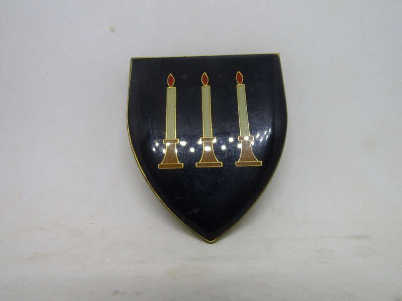 South African Defence Force SADF Aliwal North Commando Shoulder Flash Badge. Pins intact.