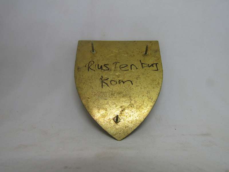 South African Defence Force SADF Rustenburg Commando Shoulder Flash Badge. Pins intact.
