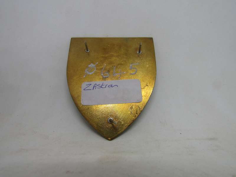 South African Defence Force SADF ZASTRON Commando Shoulder Flash Badge. Pins intact.