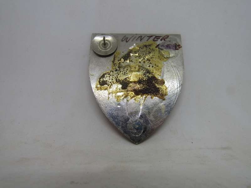 South African Defence Force SADF Witbank Commando Shoulder Flash Badge. 1 Pin intact.