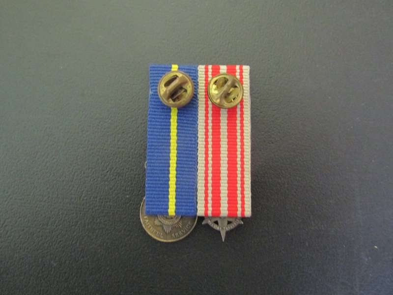 Two SAP Miniature Medal. .
