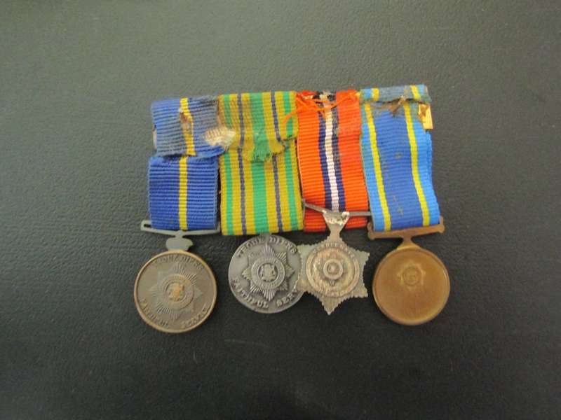 Four SAP Miniature Medal Group.