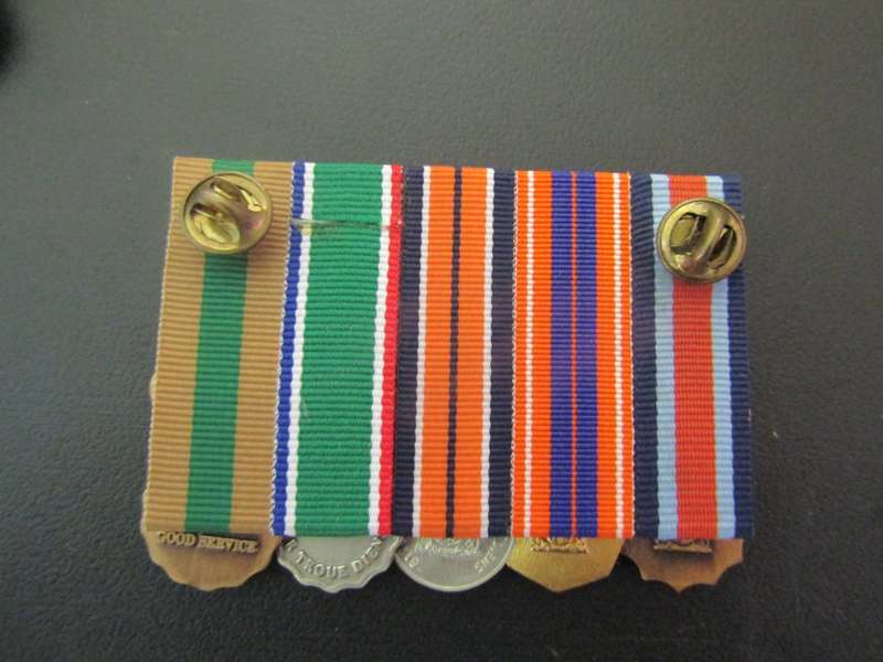 Five SADF Miniature Medal Group.