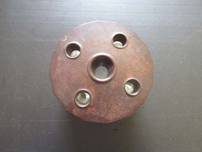 Bankers inkwell for Quill Pens. Glass and Bakelite