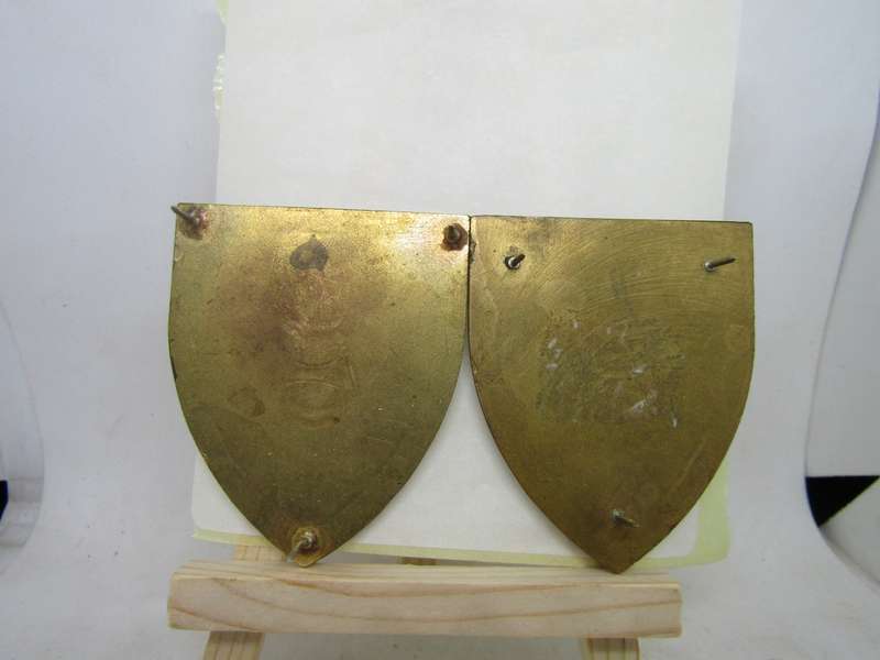SADF Army Engineers Corps Pair Flashes . Pins intact.
