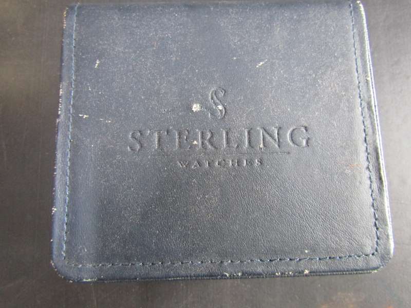 Sterling Womens Watch in Box with Certificate. Not tested. Take as not working
