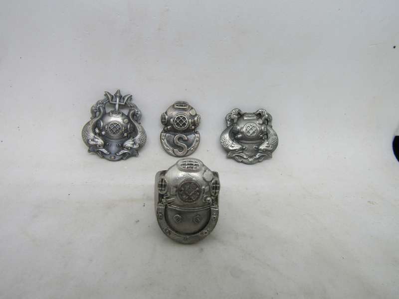 United States of America Diving badges and ring. No Pins.
