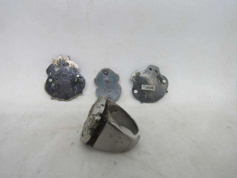 United States of America Diving badges and ring. No Pins.