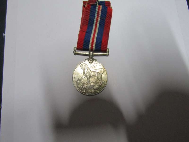 One WW2  1939 to 1945 Medal to MM Mathee (M)