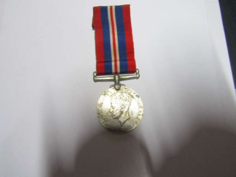 One WW2  1939 to 1945 Medal to MM Mathee (M)