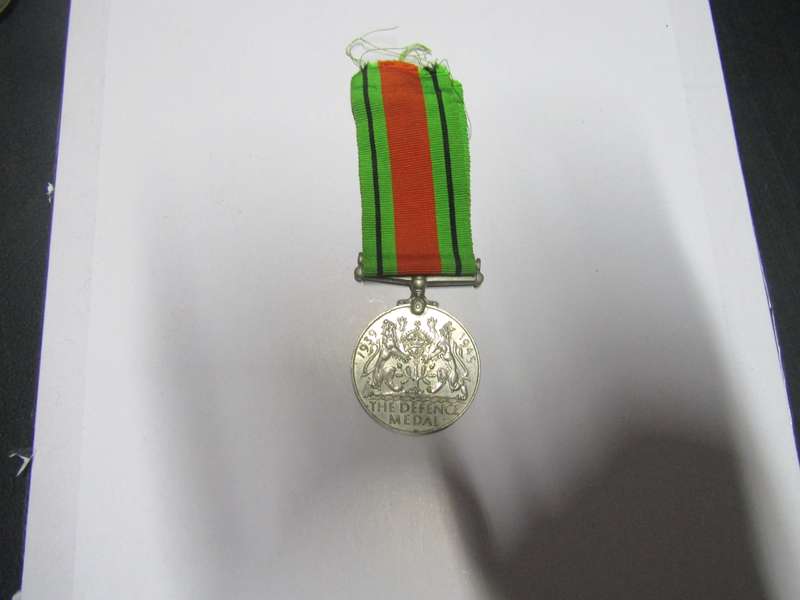 WW2 Defence Medal to Blank Full Size