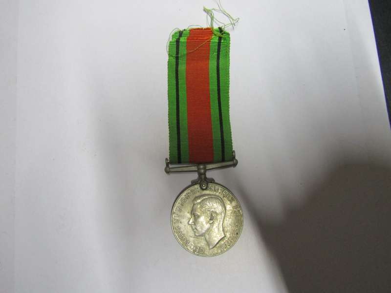 WW2 Defence Medal to Blank Full Size