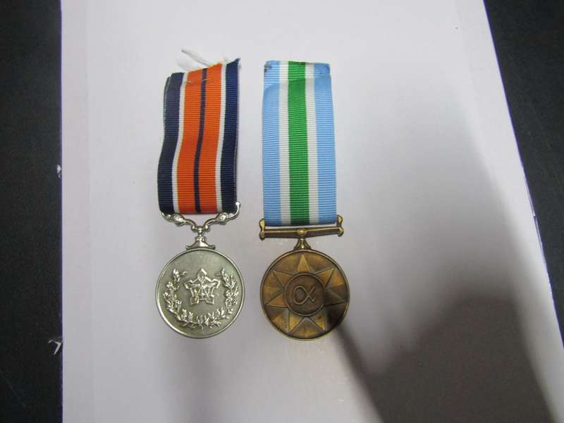 SADF Unitas and General Service medal. Full size