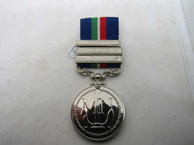For Merchant Navy Service Medal With Korea Malaya and China bar Full size Medal (replica)
