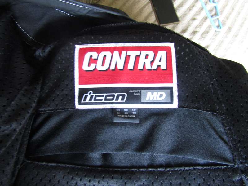 IIcon Contra Size MD Bikers Jacket with Padding. All zips works. Almost new.
