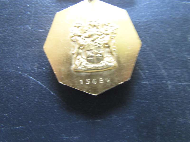 SADF Pro Patria Full size Medal Swivel Type. Low number