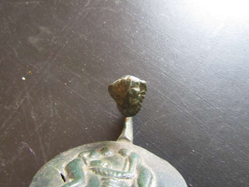 Ancient Roman Bronze Oil Lamp