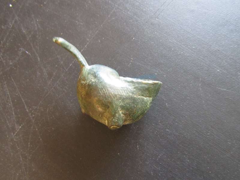Ancient Roman Bronze Oil Lamp (2)