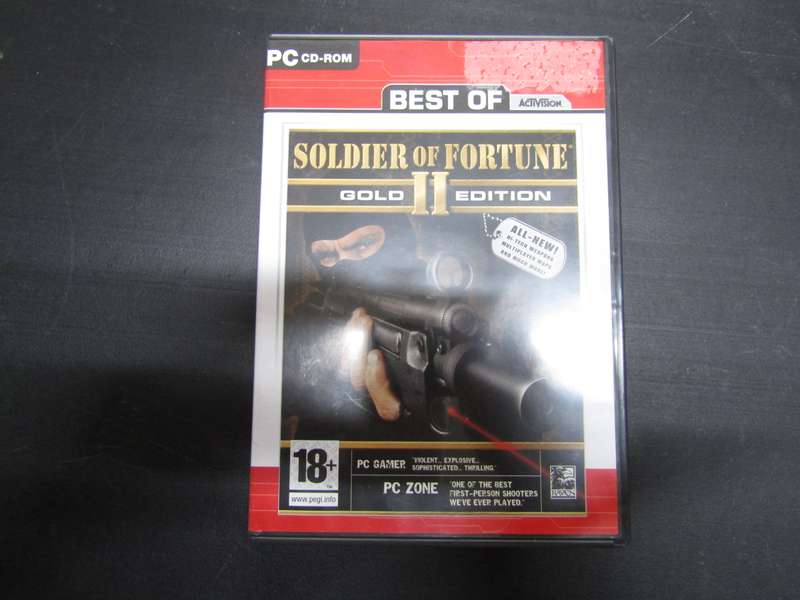 Raven PC Game  Booklet. Soldiers of Fortune . Disk no scratches.