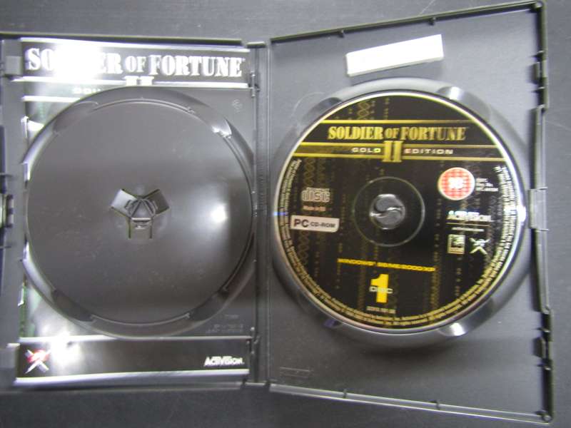 Raven PC Game  Booklet. Soldiers of Fortune . Disk no scratches.