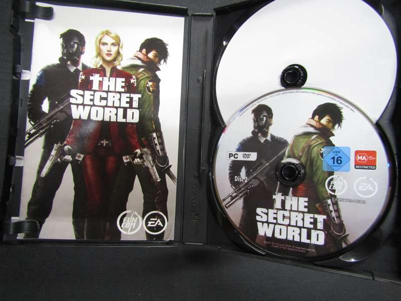 EA Games PC Game  No Booklet. The secret World Disk 2. Disk no scratches.