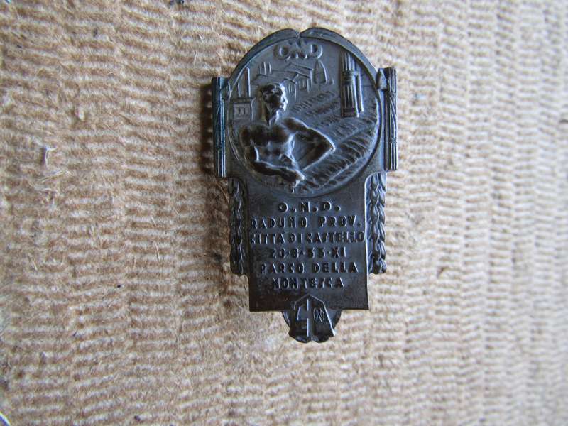 1938 WW2 Italian Fascist Rally Badge