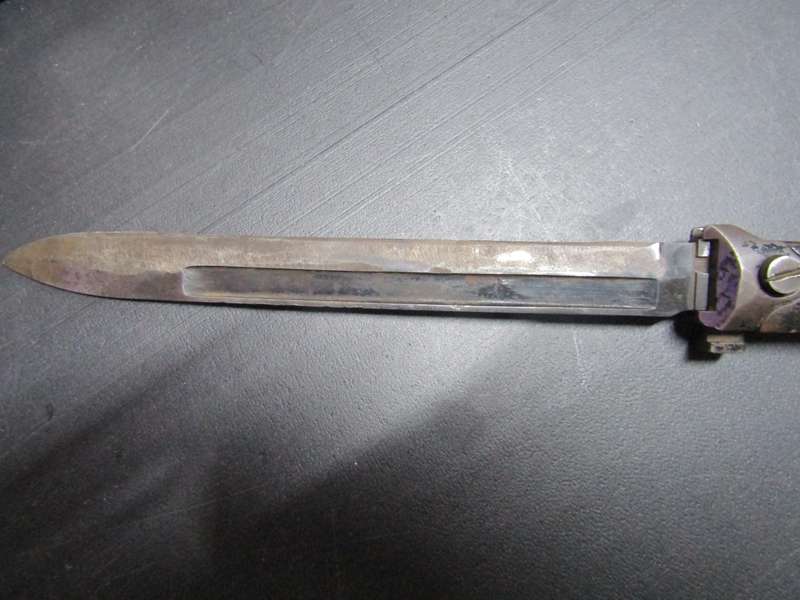 Rare WW2 Italian M38 Caracano Folding Bayonet.