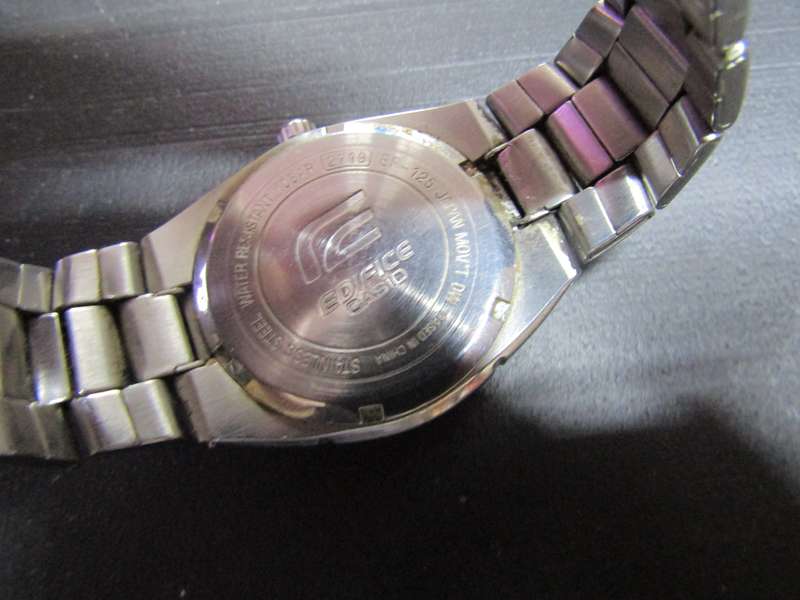 Casio Edifice Men's Wrist Watch. Just serviced and works 100%