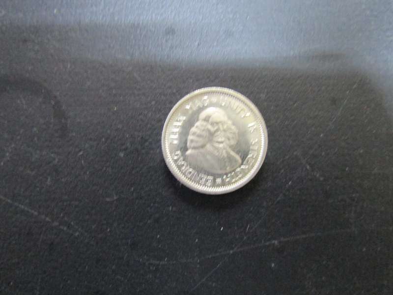 1962 South African Ten Cent Silver Coin (UNC)