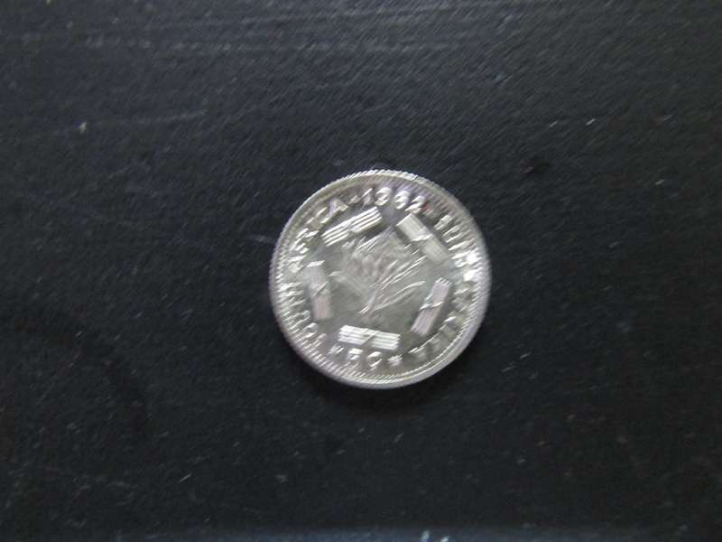 1962 South African Five Cent Silver Coin (UNC)