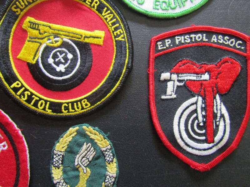 Various SA Shooting Badges and Black Powder Patches