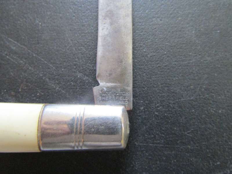 18 Cm Shefield Knife with Africa Motive Handel.